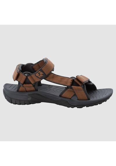 Jack Wolfskin 4019021 Lakewood Ride Sandal M Brown Black Erkek Sandalet Kahverengi