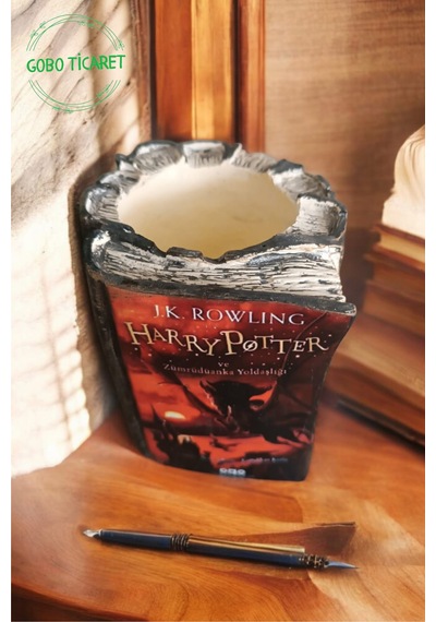Harry Potter Ve Zümrüdüanka Yoldaşlığı Kitabı Şeklindeki Kalemlik