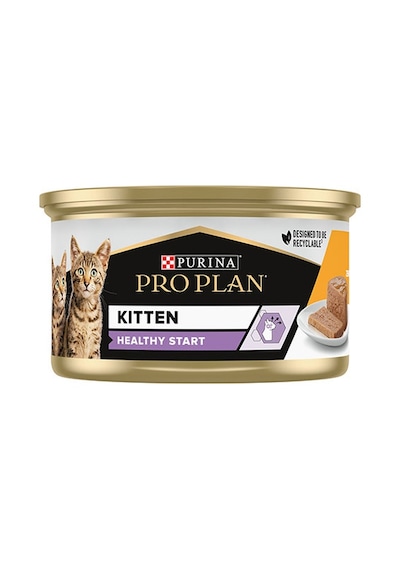 Purina Pro Plan Kitten Tavuklu Yavru Kedi Konservesi 6 x 85 G