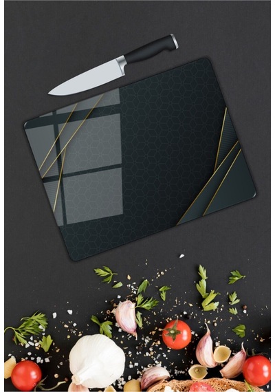 Siyah Cam Kesme Tahtası 25 X 35 Cm-9035537478726kcbmtfk