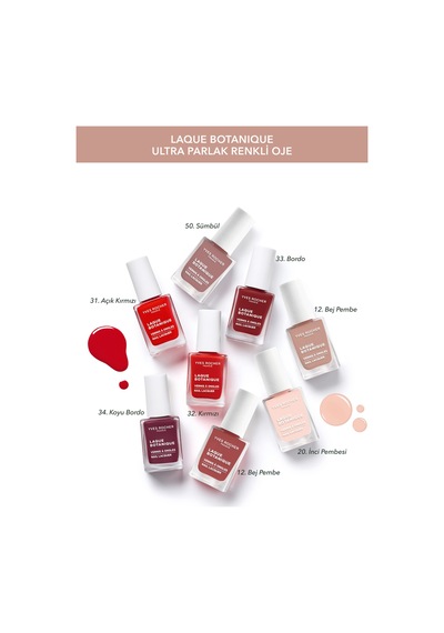 Yves Rocher Laque Botanique Ultra Parlak Renkli Vegan Oje - 12 Bej Pembe Tırnak Dostu & Vegan