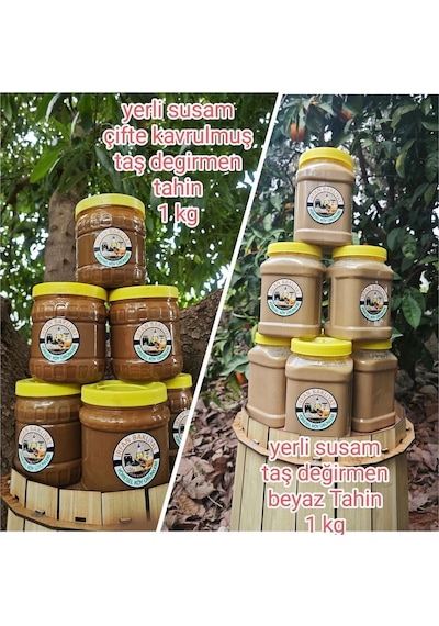 Eko Paket 2 Li 1 Adet Çifte Kavrulmuş 1 Adet Beyaz Tahin Net 1870 Gr