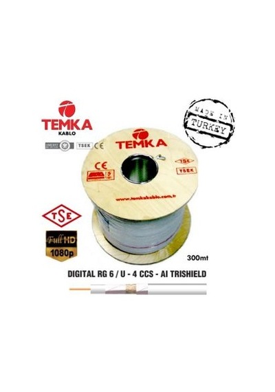 Temka 300 Metre Trishield Çift Folyo Kablo Ürün