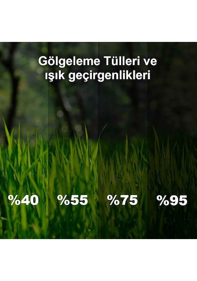 1X5 Mt %55 Gölgelik File Arı Tülü Koruma Tülü Bahçe Çit Filesi Ar