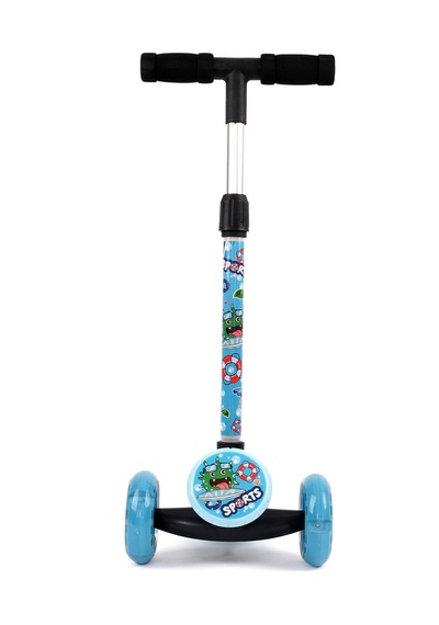 Işıklı Scooter Mavi