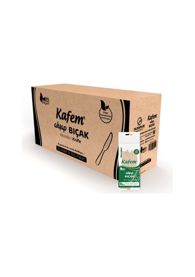 Kafem Ahşap Bıçak 100 x 25'li