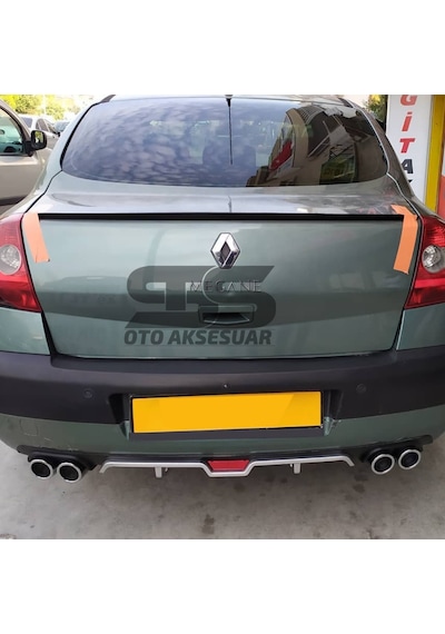 Renault Megane 2 Sedan Bagaj Üstü Spoiler Piano Black