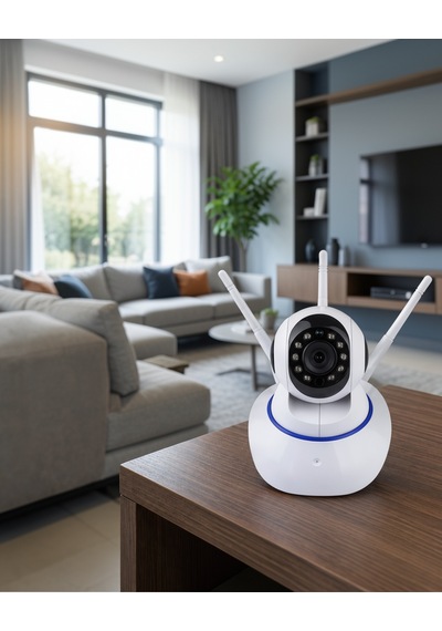 Akıllı Ip Kamera 3.0mp Full Hd Gece Görüşlü Hareket Sensörlü