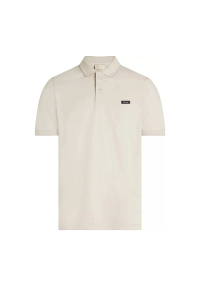 Calvin Klein Stretch Pıque Tıppıng Polo Beyaz