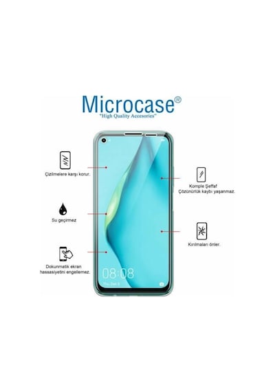 Microcase Huawei P Smart 2021 360 Ön Arka Full Cover Seffaf Kilif 542156888