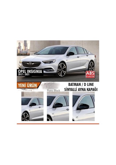 Opel İnsignia 2017-2021 Yarasa / Batman Ayna Kapağı
