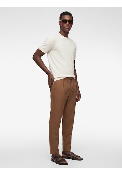 Koton Regular Fit Beli Lastikli Düğmeli Düz Paça Keten Karışımlı Chino Yazlık Pantolon Kahverengi 6sam40003hw Kahve Koton Regular Fit Beli Lastikli Düğmeli Düz Paça Keten Karışımlı Chino Yazlık Pantolon Kahverengi 6sam40003hw Kahve