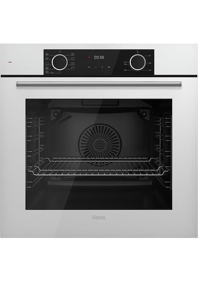 Ferre Fryart XE63CB - MS261 - D064 Elektrikli Beyaz Cam Ankastre Set + Su Arıtma Sürahisi