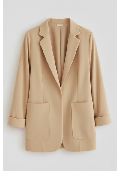 Hanezza Yeni Sarap Rengi Kadın Blazer Ceket Büyük Beden Takım Elbise Uyumlu Krem V1 - 5553107 Krem V1 Hanezza Yeni Sarap Rengi Kadın Blazer Ceket Büyük Beden Takım Elbise Uyumlu Krem V1 - 5553107 Krem V1