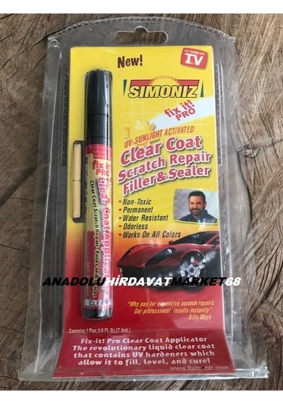 Fix Oto Çizik Kalemi Her Renge Uyumlu Pasta Cilalı Çizik Kalemi