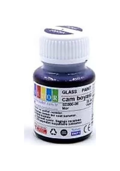 Cam Boyası 25 Ml 1 Adet Südor Mor