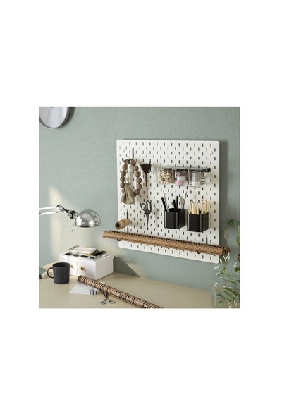 Ikea Skådıs Çok Amaçlı Pano Parçası , Siyah, 5x5,5 Cm