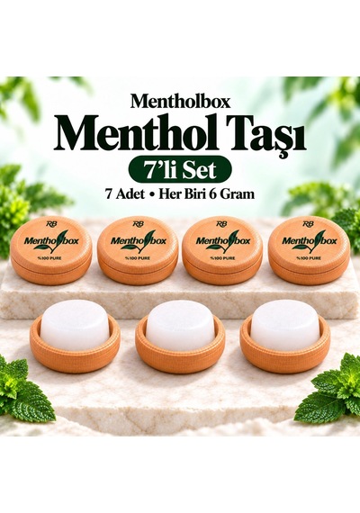 Mentholbox Menthol Taşı Spa Ve Masaj Mentholü 6 Gr X 7 Adet