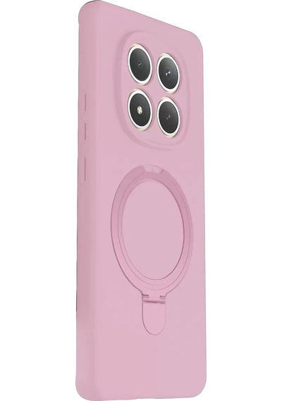 Newface Xiaomi Redmi Note 15 4g Regal Magsafe Standlı Kapak - Açık Pembe