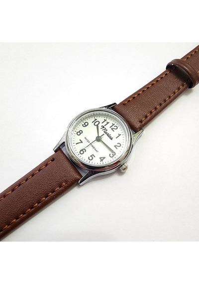 Retro Kadın Kol Saati Vintage Tasarım Gümüş Renk Kayışlı Ikonik, Minimal Gümüş Altın