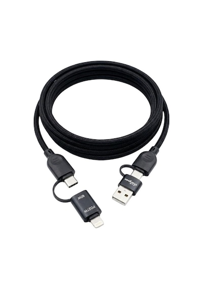 Chargeon 4in1 Type-c To Usb + Type-c To Lightning 87w Hızlı Şarj Kablosu - 1metre