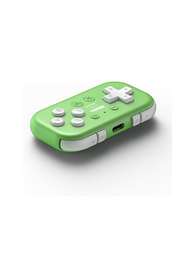 Mikro Bluetooth Gamepad Switch, Android Ve Raspberry Pi İçin Cep Boyutunda Mini Denetleyici, Klavye Modunu Destekler Yeşil