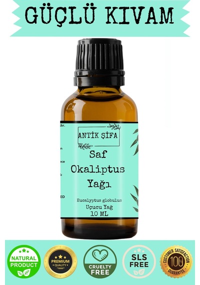 %100 Saf Okaliptus Uçucu Yağı - 10 Ml Seyreltilmemiş 20 ML
