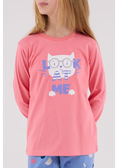 Rolypoly Kız Çocuk Pembe Pijama Takımı Rp3696-c-v2 Pembe