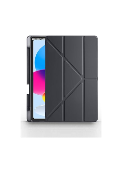 Apple Uyumlu iPad  11 A16 2025 10. Nesil 10.9 Kılıf Katlanır Kalem Bölmeli Silikon Standlı Uyku Modlu Akıllı Kapak