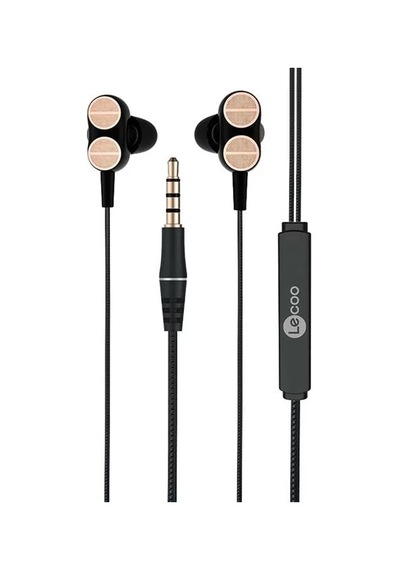 Lecoo Eh102 3.5 Mm Jacklı Siyah Kablolu Kulak İçi Mikrofonlu Kulaklık