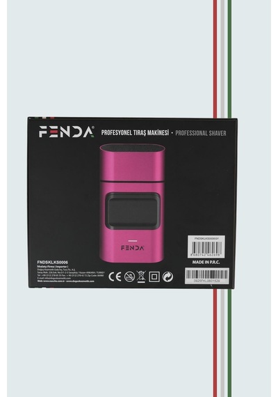 Fenda Profesyonel Led Göstergeli Şarjlı Tıraş Makinesi Pembe FNDSKLKS0006PN