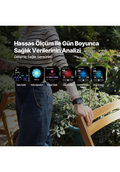 Ttec 2S13WV1 Tempus 44 MM Dikdörtgen Kasa Akıllı Saat