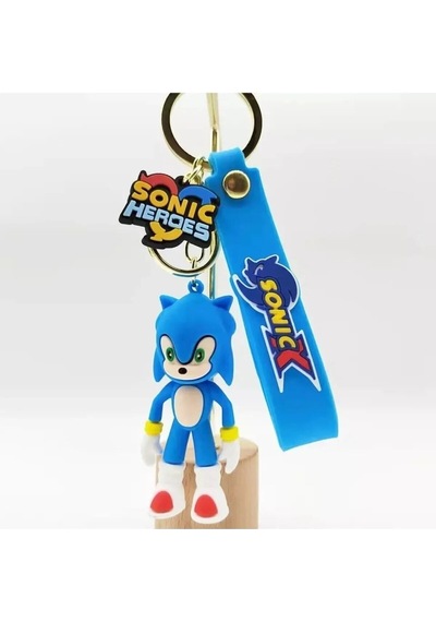 Sonic Süpermen Marvel Kahramanlar Anahtarlık Okul Çanta Süsü Oyuncak 6'lı