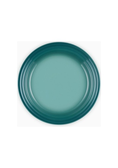 Le Creuset Renkli Dayanıklı Tasarım Seramik Kahvaltı Tabağı 22 Cm Turkuaz