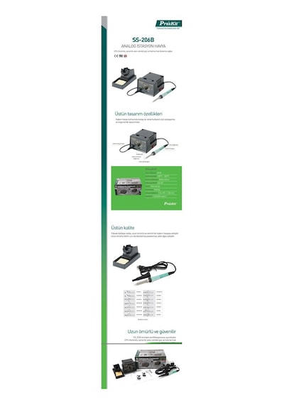 Proskit Ss-206B Analog İstasyon Havya (493472121)