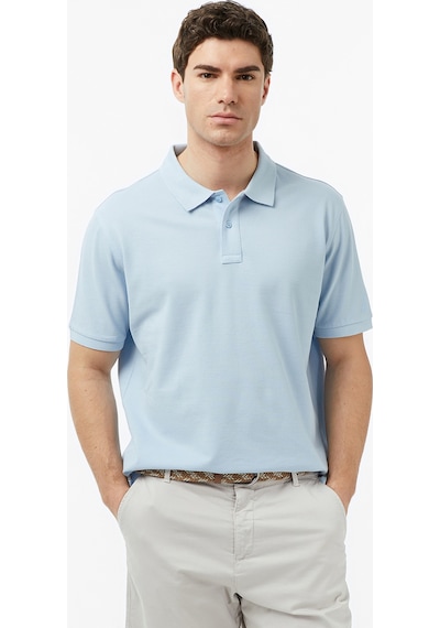 Nautica Erkek Mavi Regular Fit Polo Yaka T-shirt - Düz - K65000t