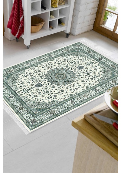 Eko Trend Djt Halı Yıkanabilir Kaymaz Taban P1372 Osmanlı Yeşil