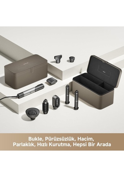 Master 10 Saç Şekillendirici, 7'si 1 Arada Saç Kurutma Makinesi Ve Şekillendirici: Bukleler, Düzleştirme, Hacim Ve Genel
