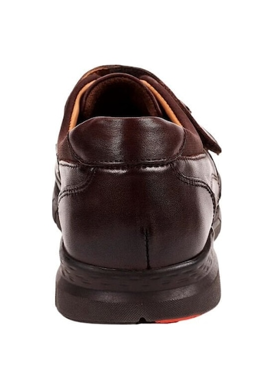 Forelli 29445-G Iris Kahve Kadın Comfort Deri Ayakkabı Çok Renkli