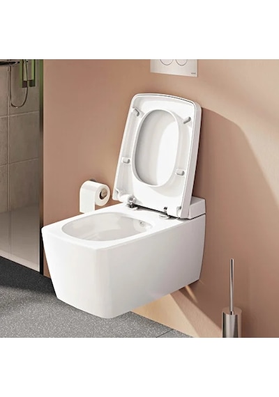 90-003r009 VitrA Metropole Klozet Kapağı, Yavaş Kapanır