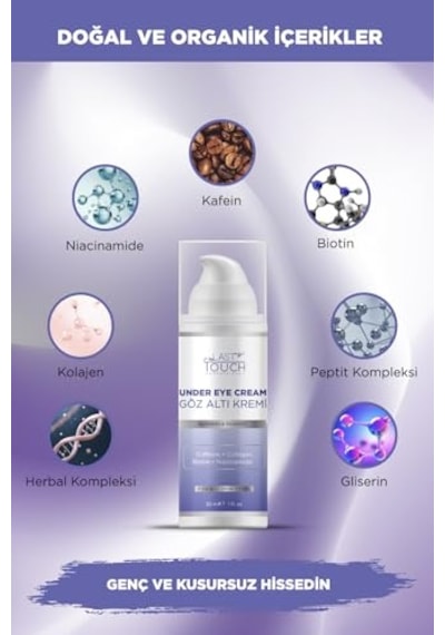Tr Göz Altı Morluk, Torbalanma, Kırışıklık, Koyu Halka Ve Aydınlatıcı Göz Çevresi Kremi 30 Ml