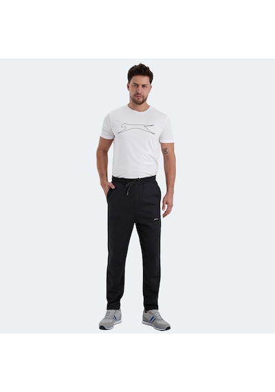 Slazenger KAYETAN Erkek Cepli Siyah Eşofman Altı