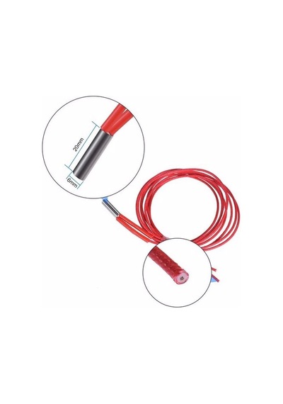 12v 40w 3 Boyutlu Yazıcı Extruder Isıtıcı Fişek
