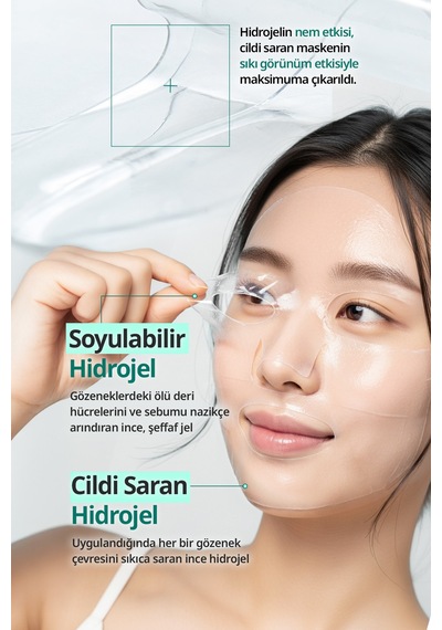 Serinlikle Rahatlatan Gözenek Karşıt Jel Maske Dermatory Salicinic Pore Tightening Wrapping Gel Mask