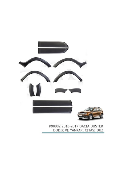 Dacia Duster Dodik Ve Yan Kapı Çıtası Düz 2010-2017