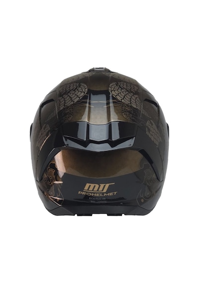 X340 Goldy Motosiklet Kaskı Spoiler Mod Güneş Vizörlü Full Face Kask Çok Renkli