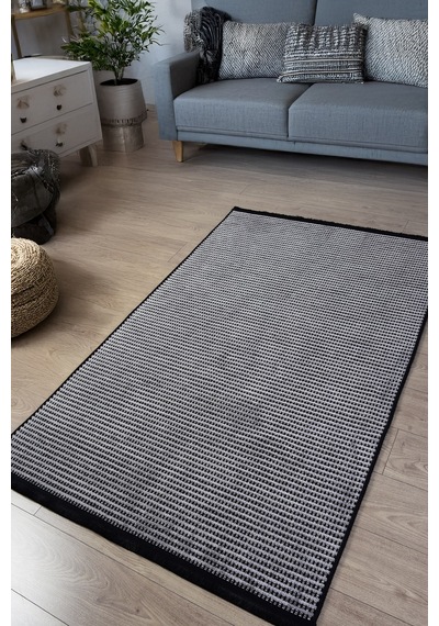 Gri İskandinav Sisal Yıkanabilir Kaymaz Tabanlı Kilim Yolluk Oturma Odası Mutfak Halısı