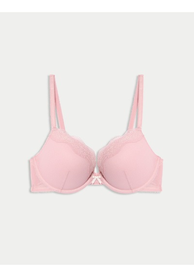 Marks & Spencer Jasmine Dantelli Push Up Sütyen Pembe