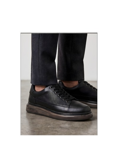 Crc Ayakkabı Stealth Series - Erkek Siyah Deri Sneaker - Konfor Taban Modern Klasik Ayakkabı Crc Ayakkabı Stealth Series - Erkek Siyah Deri Sneaker - Konfor Taban Modern Klasik Ayakkabı