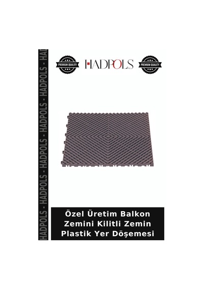 Özel Üretim Balkon Zemini Kilitli Zemin Plastik Yer Döşemesi